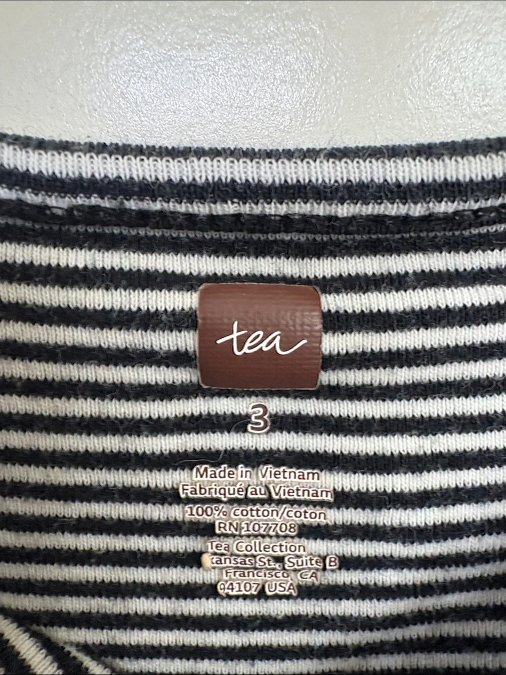 Tea Striped Black & White Top with Mustard Animal Skirt Kids Dress